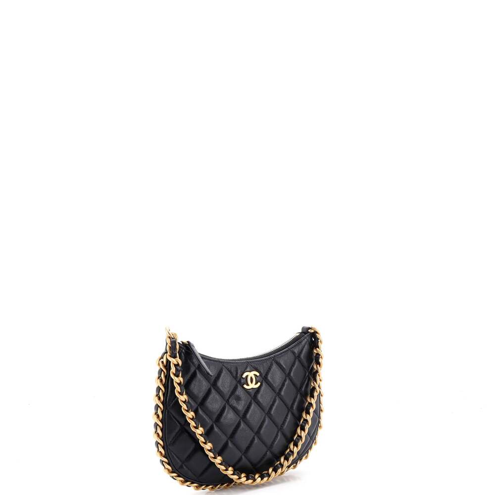 Chanel Cc Chain Around Hobo Quilted #258302C49B - Picture 2 of 6